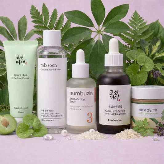 Acne & Texture – 5-Product Korean Skincare Set with Routine Guide