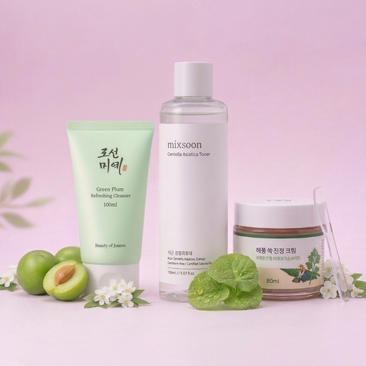 Calm & Clear – 3-Step Korean Skincare Set