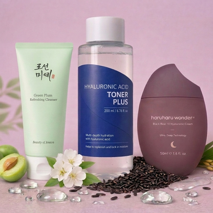 Hydration Boost – Korean Skincare Trio with Routine Guide